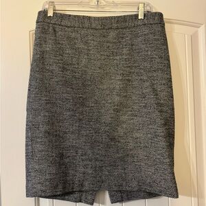 Loft Gray Herringbone Women's Skirt